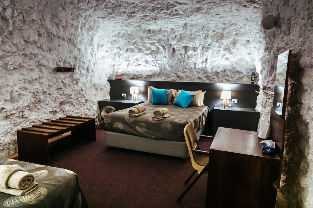 Stay and play at the Underground Motel White Cliffs